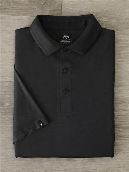 Callaway Premium Jacquard polo homme, caviar