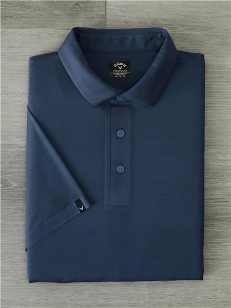 Callaway Premium Jacquard polo homme, peacoat