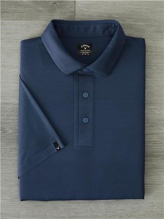 Callaway Premium Jacquard polo homme, peacoat