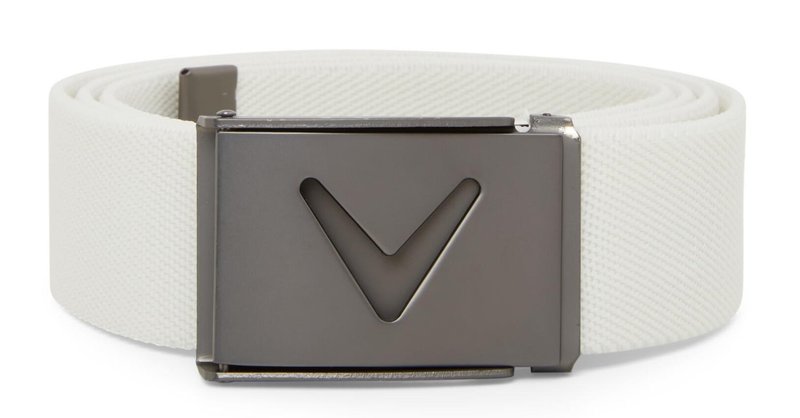 Callaway V-Logo Web ceinture homme, blanc