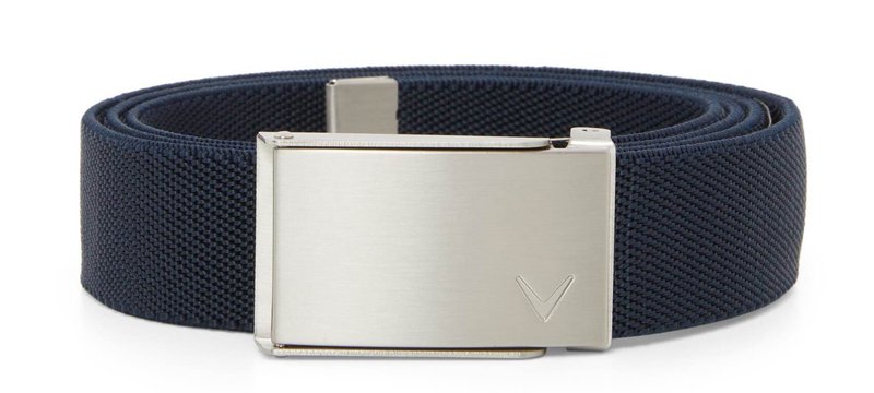 Callaway Cut To Fit Solid Webbed ceinture femme, peacoat, OS