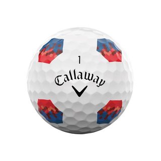 Callaway Chrome Tour TruTrack balles de golf, bleu/rouge