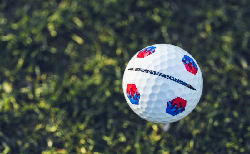 Callaway Chrome Soft TruTrack balles de golf, bleu/rouge