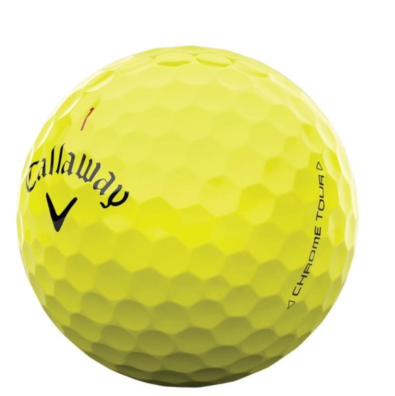 Callaway Chrome Tour 24 balles de golf, jaunes