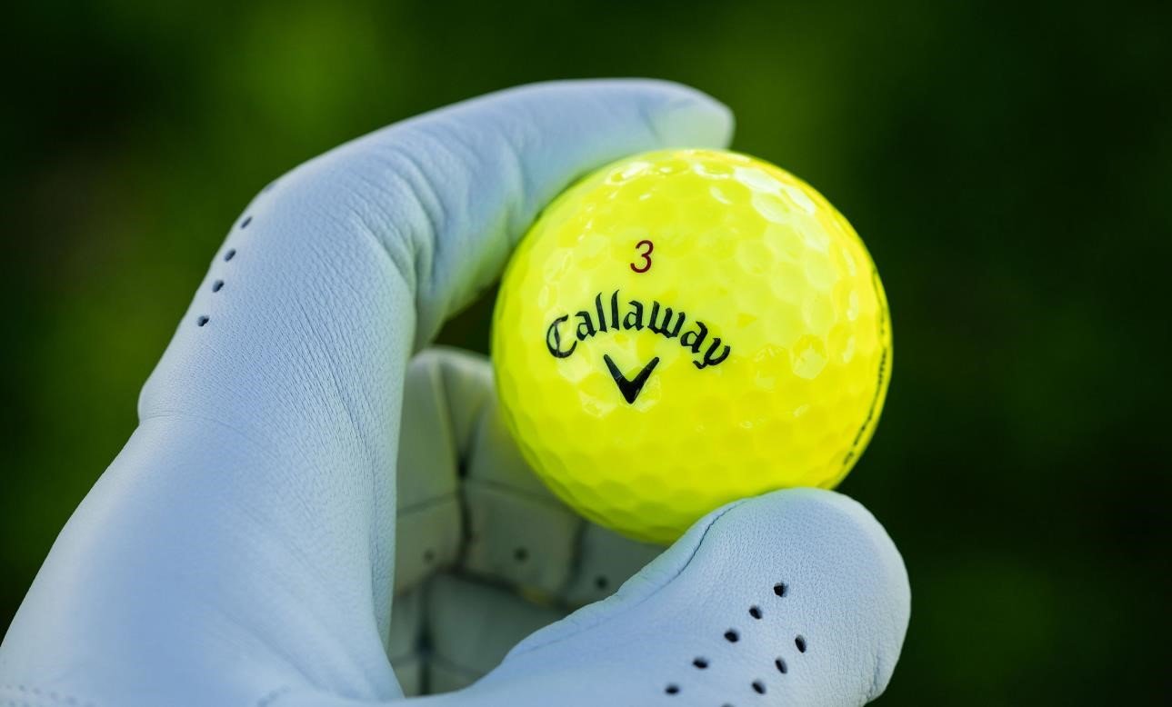 Callaway Chrome Tour 24 balles de golf, jaunes