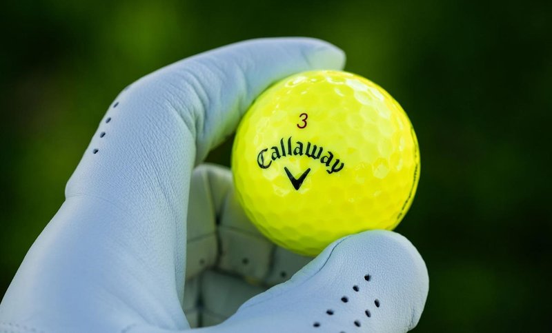 Callaway Chrome Tour 24 balles de golf, jaunes