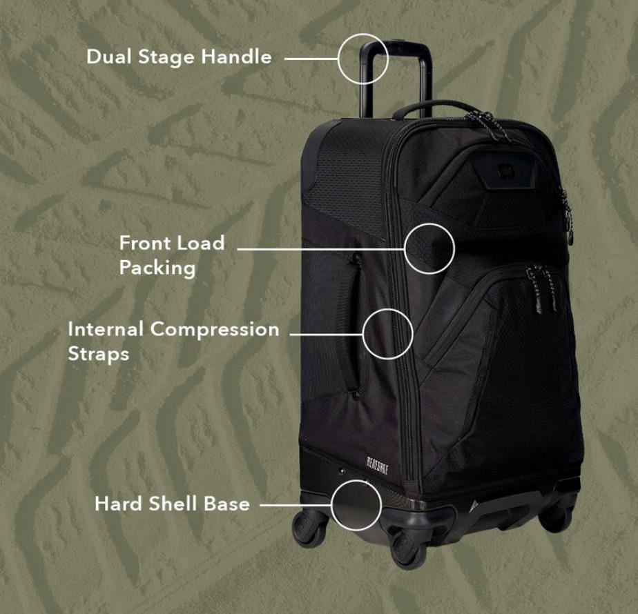 Ogio Renegade 26" 4-Wheel Travel Bag 52L sac de voyage, navy abyss