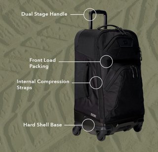 Ogio Renegade 26" 4-Wheel Travel Bag 52L sac de voyage, navy abyss