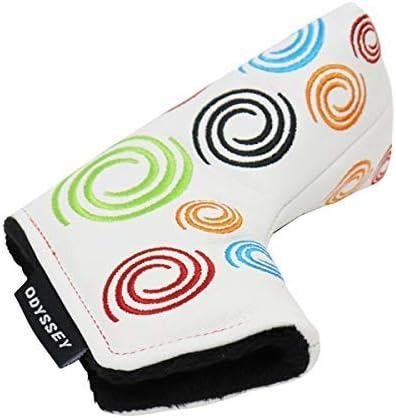 Odyssey Tour Swirl Putter Headcover, blanc, BLADE