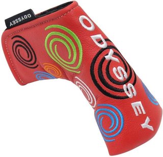 Odyssey Tour Swirl Putter Headcover, rouge, BLADE