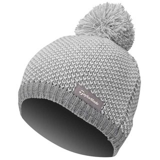TaylorMade Beanie bonnet d'hiver femme, silver/ivory