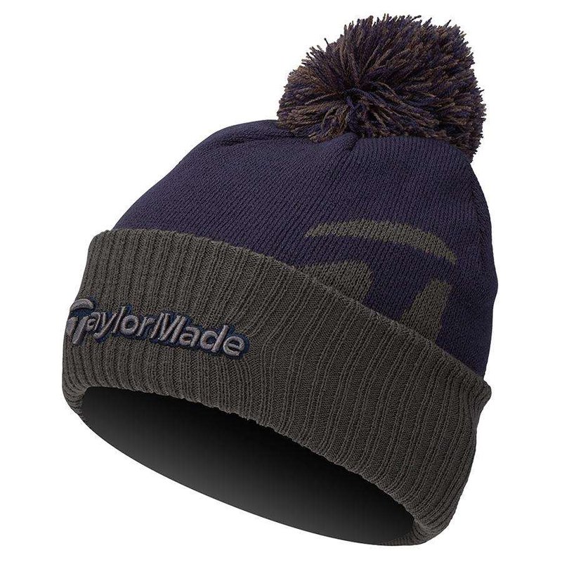 TaylorMade Bobble Beanie bonnet d'hiver homme, marine