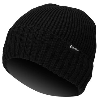 TaylorMade Ribbed Knit bonnet homme, noir