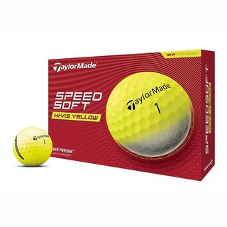 TaylorMade SpeedSoft balles de golf, jaunes