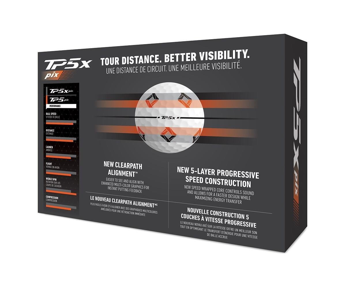 TaylorMade TP5x 24 pix 3.0 balles de golf