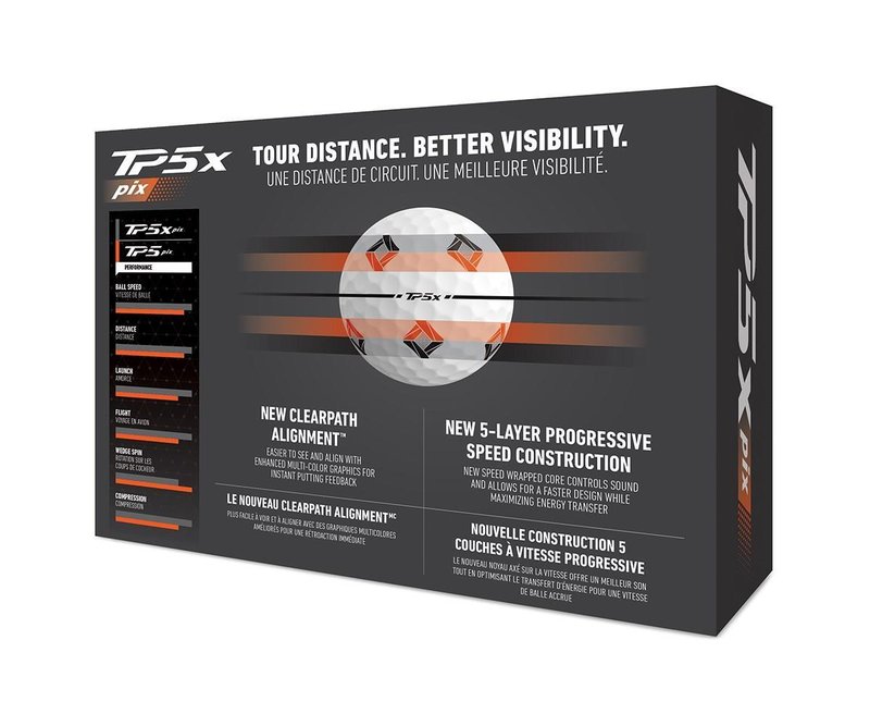 TaylorMade TP5x 24 pix 3.0 balles de golf