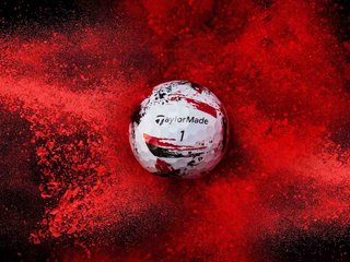 TaylorMade SpeedSoft Ink balles de golf (12 balles), rouges