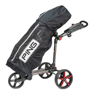 PING Golf Ping rain cape with zip, noir