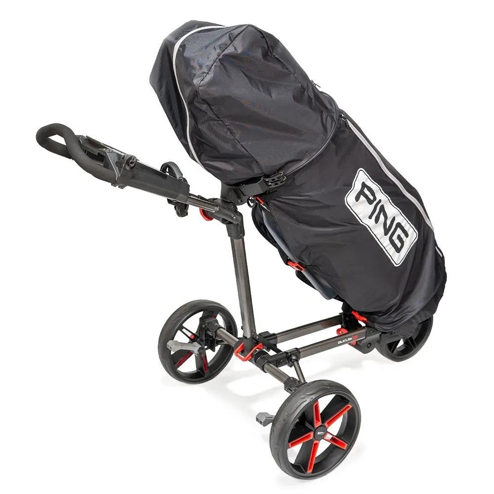 PING Golf Ping rain cape with zip, noir