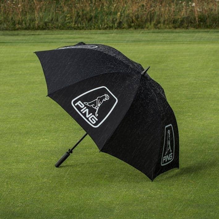 PING Golf Ping Single Canopy Mr. Ping parapluie de golf 62", noir