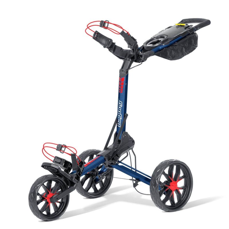 Bag Boy Slimfold Compact chariot manuel, navy/red