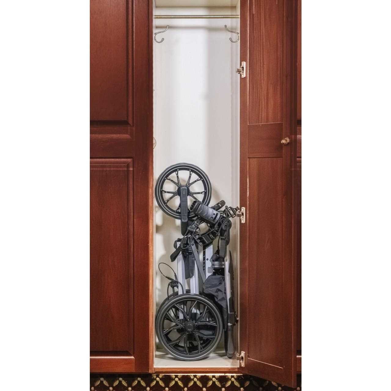 Bag Boy Slimfold Compact chariot manuel, blanc/noir
