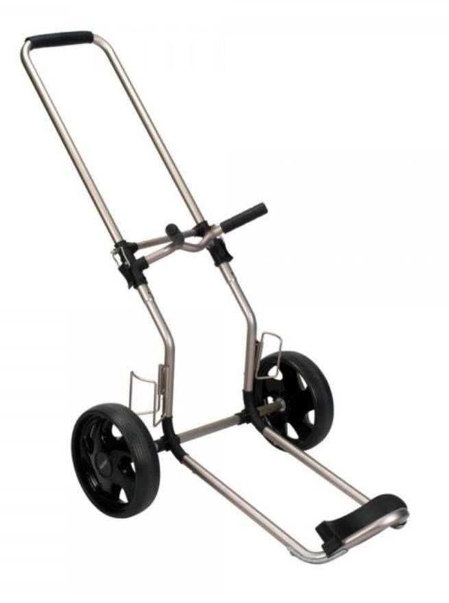 Bag Boy Rental Dual Tube chariot manuel, aluminium argenté