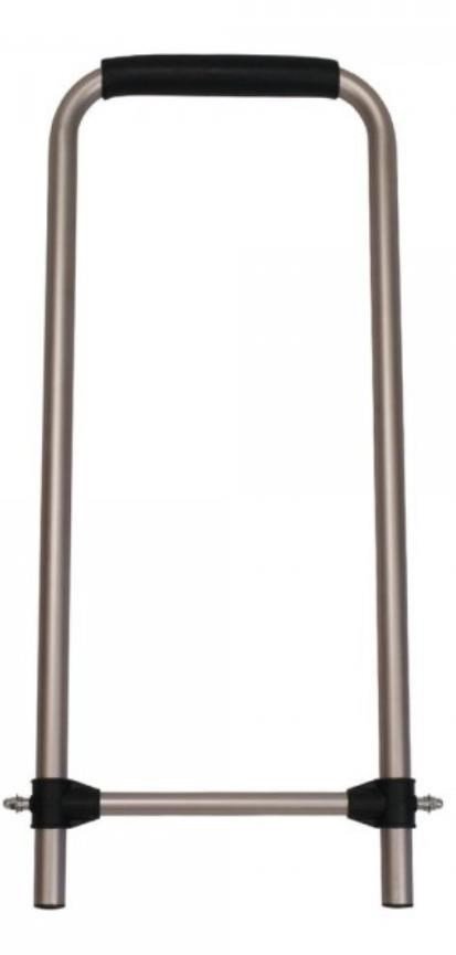 Bag Boy Rental Dual Tube chariot manuel, aluminium argenté