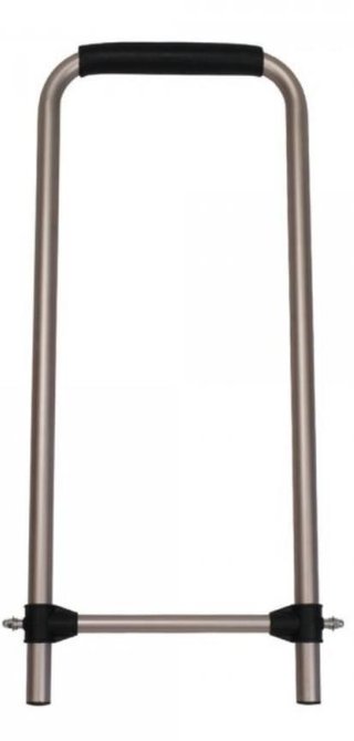 Bag Boy Rental Dual Tube chariot manuel, aluminium argenté