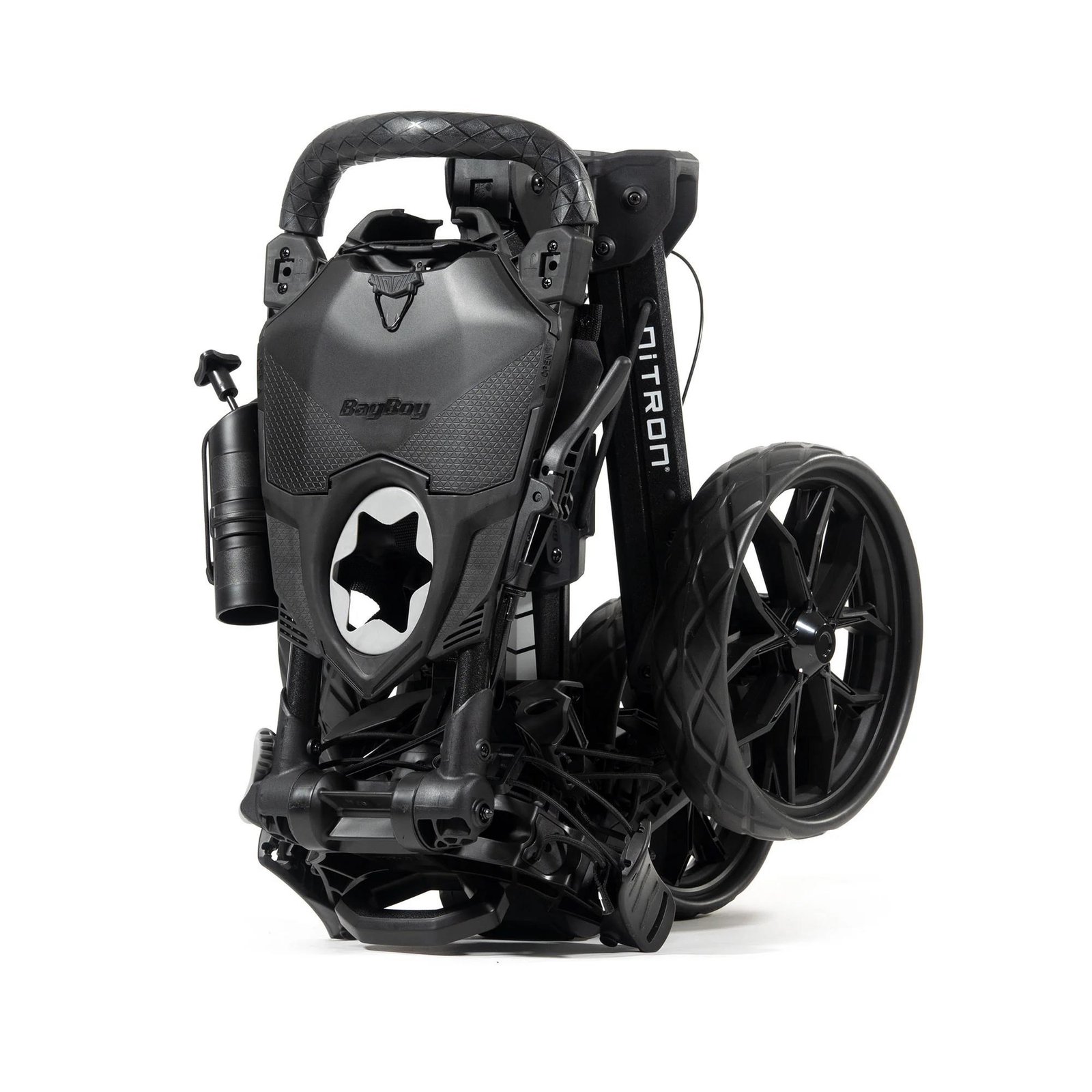 Bag Boy Nitron Auto-Open chariot manuel, graphite/charcoal