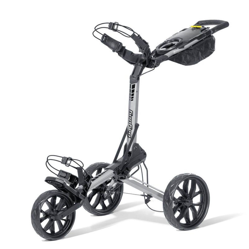 Bag Boy Slimfold Compact chariot manuel, argent/noir