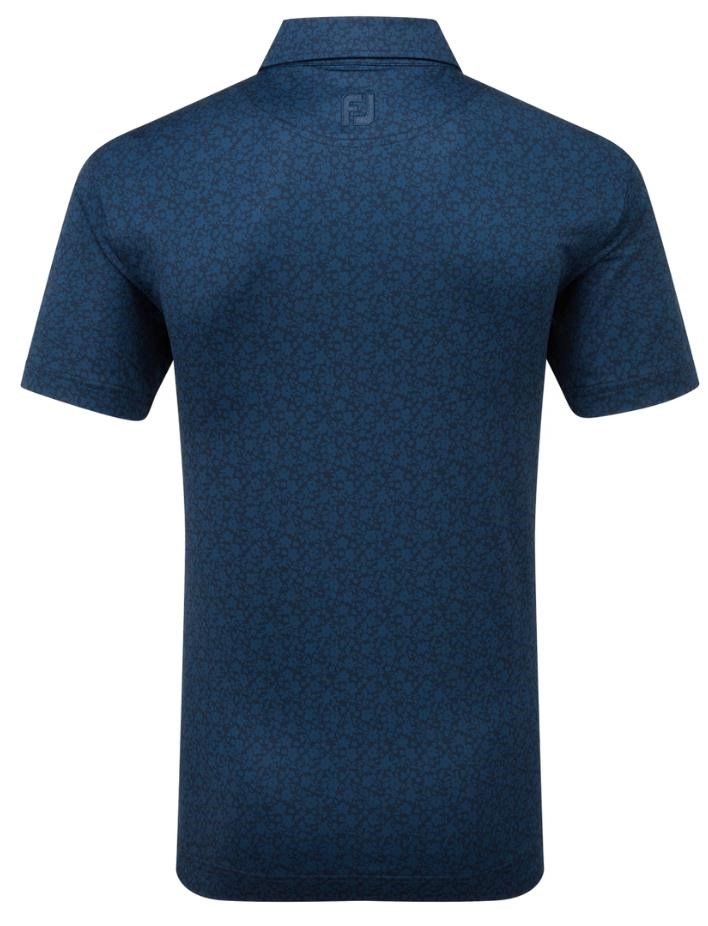 FootJoy Painted Floral Lisle polo homme, marine