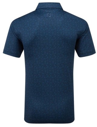 FootJoy Painted Floral Lisle polo homme, marine
