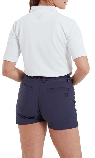 FootJoy Half-Sleeve Pique polo femme, blanc