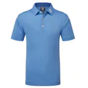 FootJoy Stretch Pique Solid junior polo, bleu
