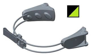 Big Max SPARE PART - Upper Bag Holder, noir/citron vert