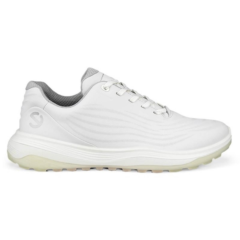 Ecco Lt1 chaussures de golf femme imperméables, blanches