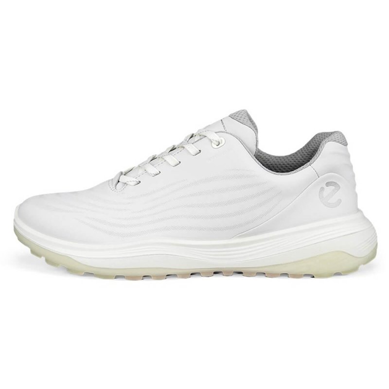 Ecco Lt1 chaussures de golf femme imperméables, blanches