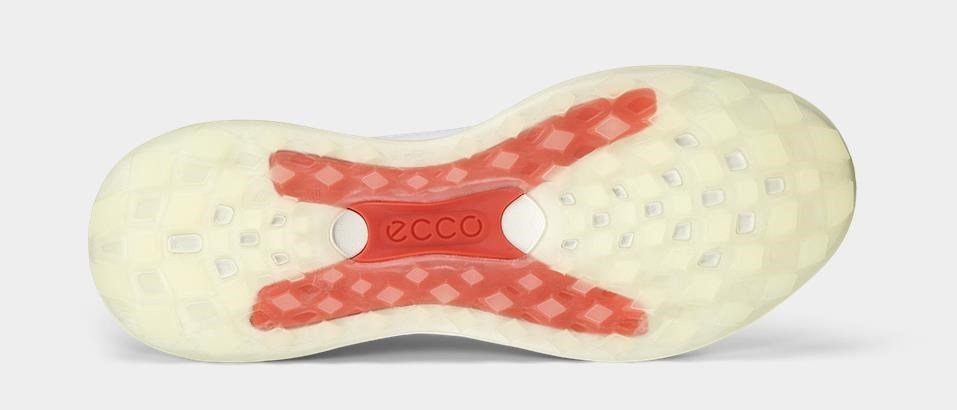 Ecco Lt1 chaussures de golf femme imperméables, blanches