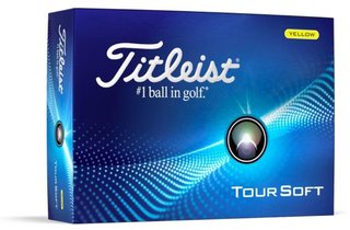 Titleist Tour Soft balles de golf 2024, jaunes