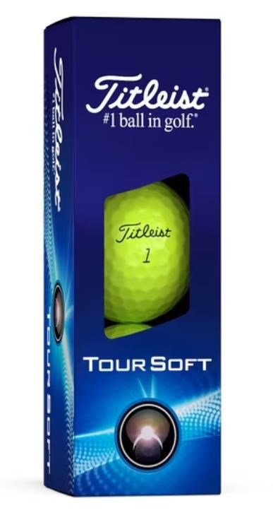 Titleist Tour Soft balles de golf 2024, jaunes