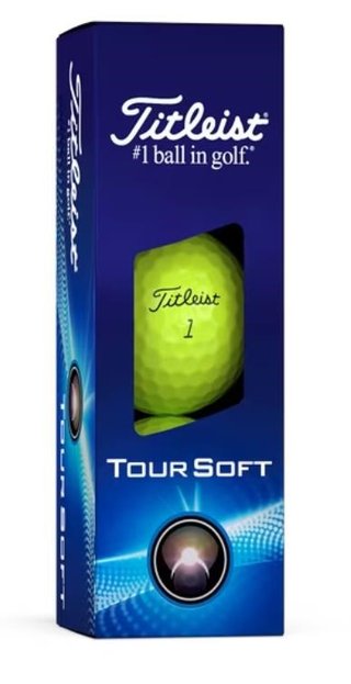 Titleist Tour Soft balles de golf 2024, jaunes