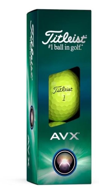 Titleist AVX 2024 balles de golf, jaunes