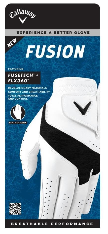 Callaway Fusion gant de golf homme, blanc