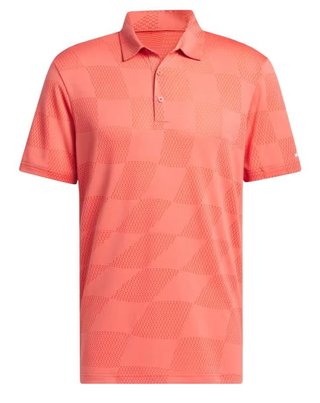 Adidas Textured polo homme, preloved scarlet