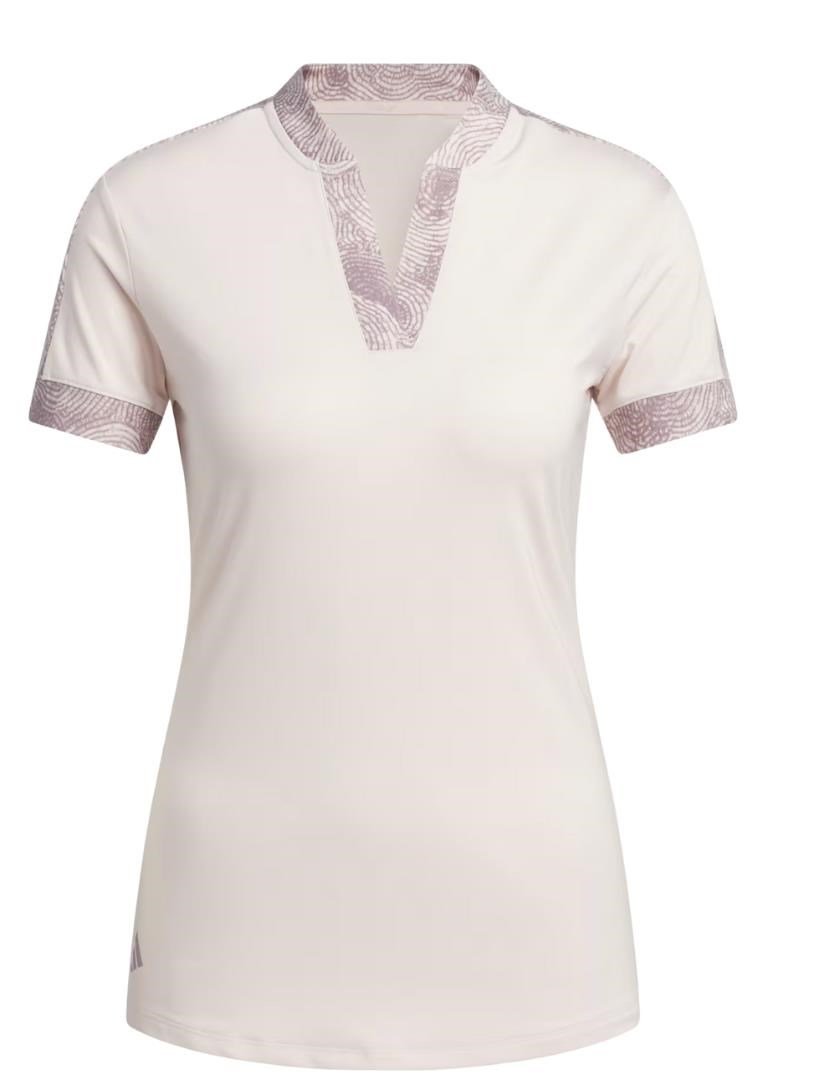 Adidas Ultimate 365 Printed polo femme, putty mauve