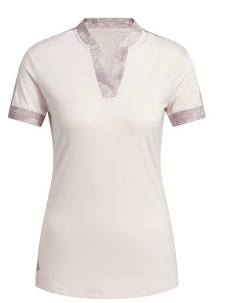 Adidas Ultimate 365 Printed polo femme, putty mauve