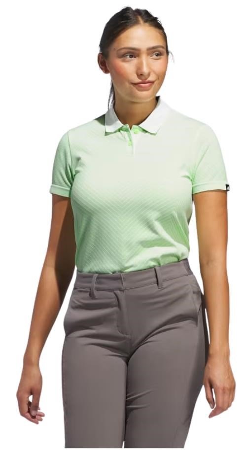 Adidas Ultimate 365 Tour PrimeKnit polo femme, crystal jade