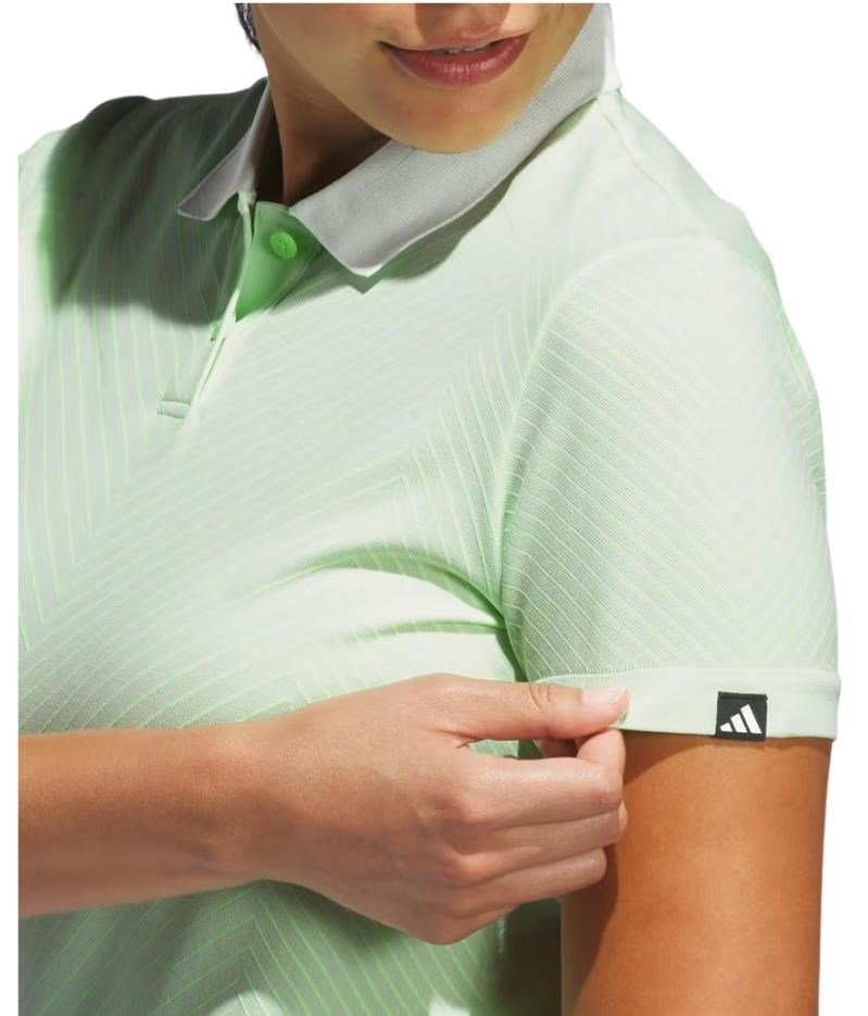 Adidas Ultimate 365 Tour PrimeKnit polo femme, crystal jade