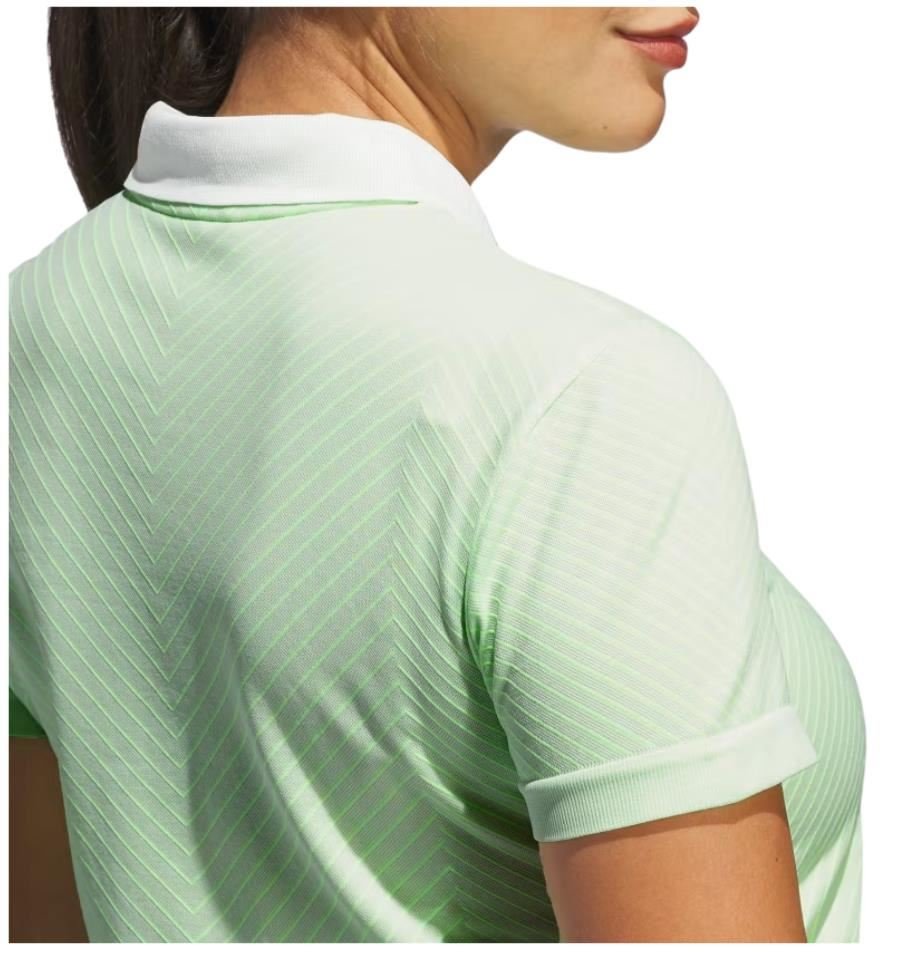 Adidas Ultimate 365 Tour PrimeKnit polo femme, crystal jade
